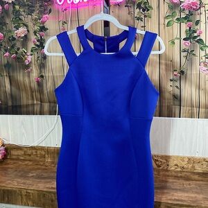 Calvin Klein Royal Blue Midi Dress